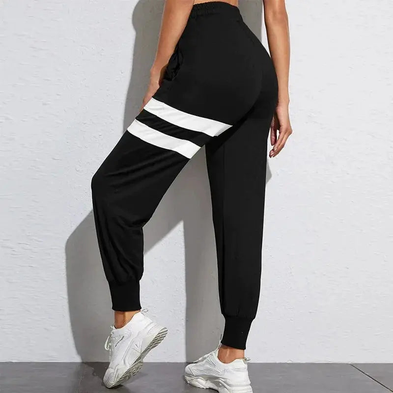 Fitness Sports Pants Women Elastic Waist Foot Quick Dry Loose Cycling Running Yoga Pants Female Streetwear Pantalon Femme Halalzen UK