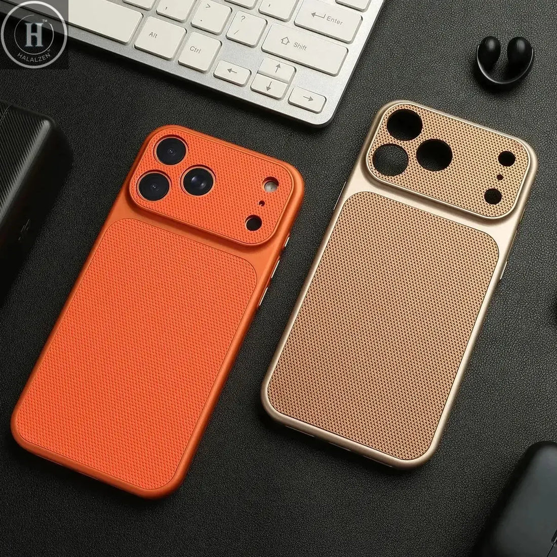 For Magsafe Wireless Charging Magnet Leather Case for IPhone 17 16 15 14 13 12 Pro Max Turn Into The Look of 17 Pro Max Cover Halalzen UK