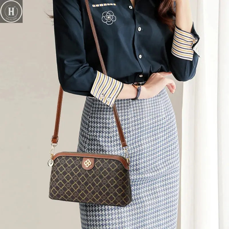 New Fashion Women's Bag Small Purse Crossbody Phone Bag Luxury Multi Layered Messenger Handbag and Purse HALALZEN