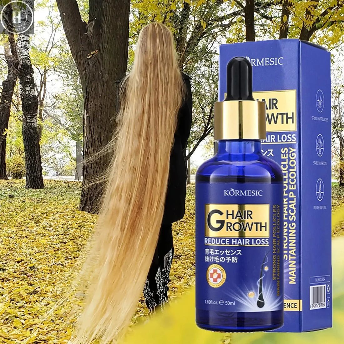 Hair Growth Serum Anti Loss Regrowth Hair Growth Oil Prevent Baldness Repair Damage Scalp Massage Moisturizing Nourish Hair Care HALALZEN