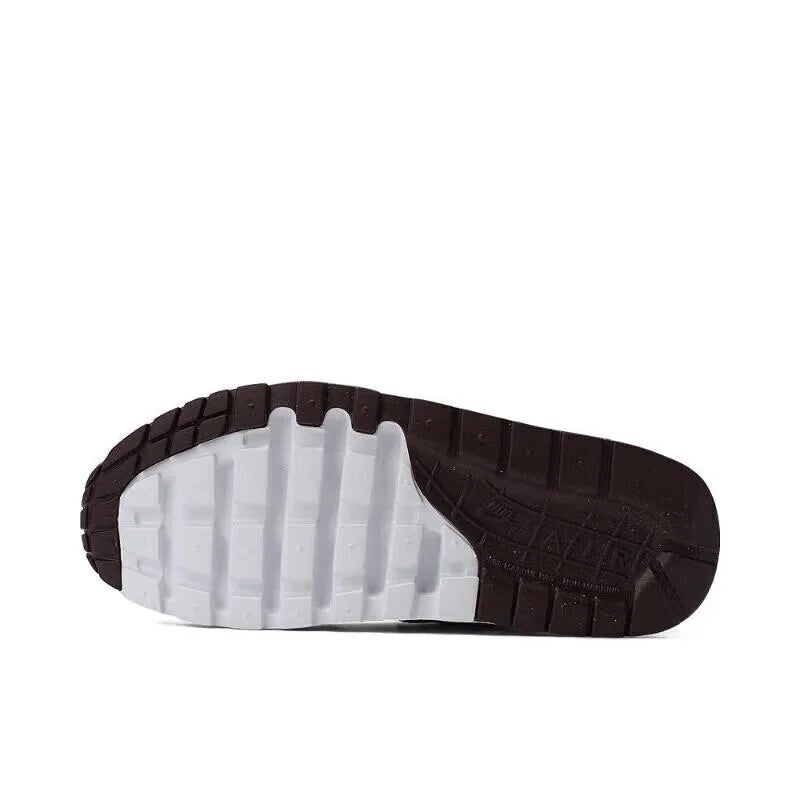 Nike's New Air-Cushion Model, Cushioning, Rebound, and Wear-Resistant Outdoor Women's Running Shoes, Soft, Stable, Supportive, Strong Grip, Daily Commuting Sports Running Shoes, Air Max 1 Retro Style, Comfortable and Versatil