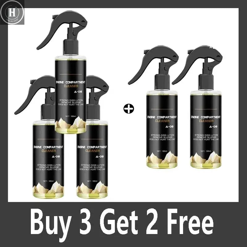 Car Engine Compartment Cleaner Remove Engine Dust Stains Automotive Machine Cleaning Car Interior Machinery Refurbishment HALALZEN