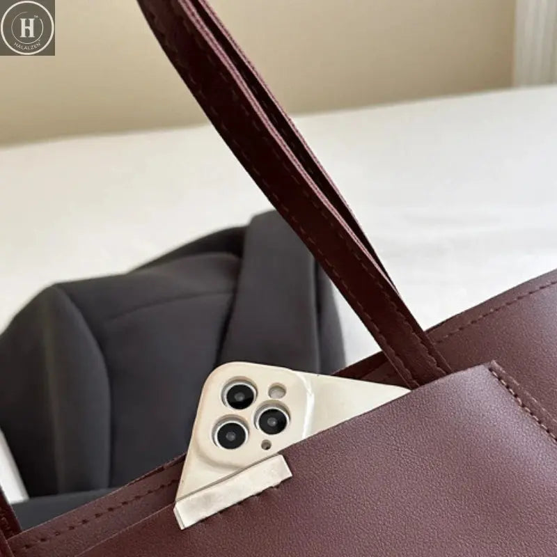 New Large-capacity Shoulder Bag, Trendy Tote Bag, New Retro Commuter Handbags, 2026 Winter Trend Korean Shoulder Bags for Women HALALZEN