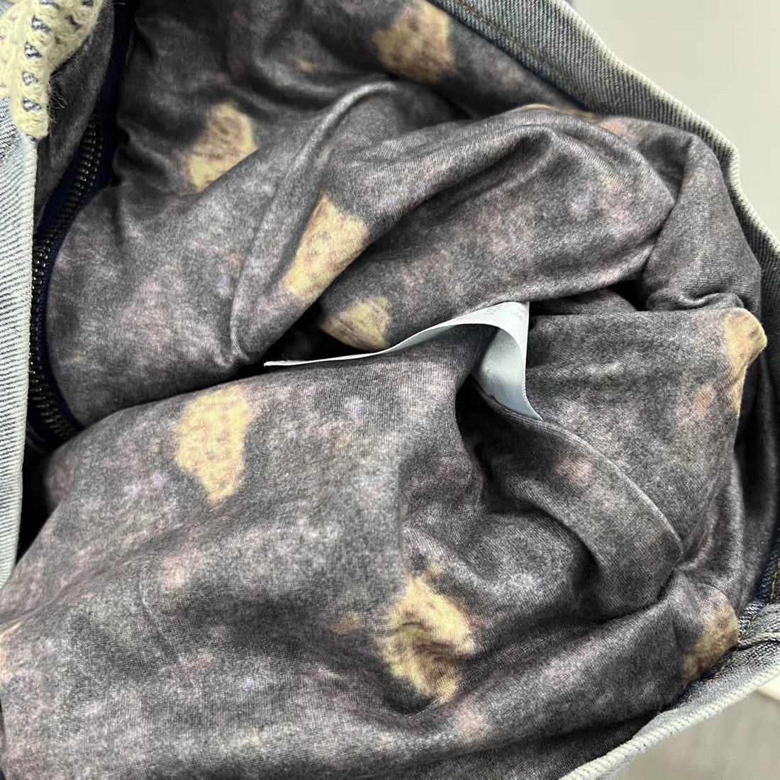 Denim denim Bone Embroidery Loose Washed Heavy Fabric Jacket Men Women High Quality Jackets Coat