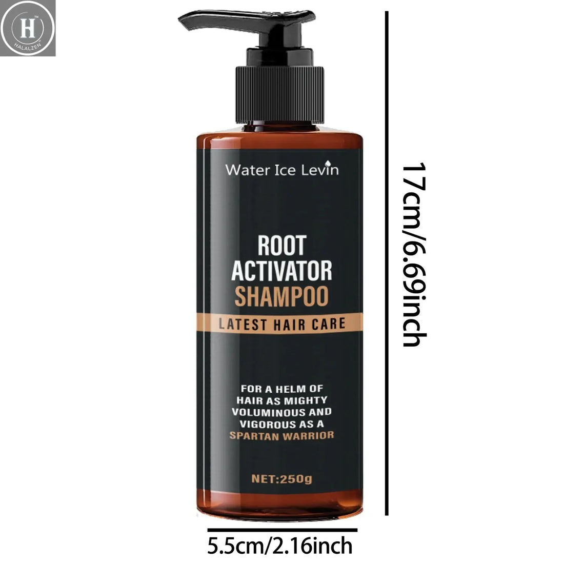 Root Activation Shampoo - Natural Herbal Extract, Keratin and Biotin Make Your Hair Refreshing Dry, Damaged and Thicker Hair HALALZEN