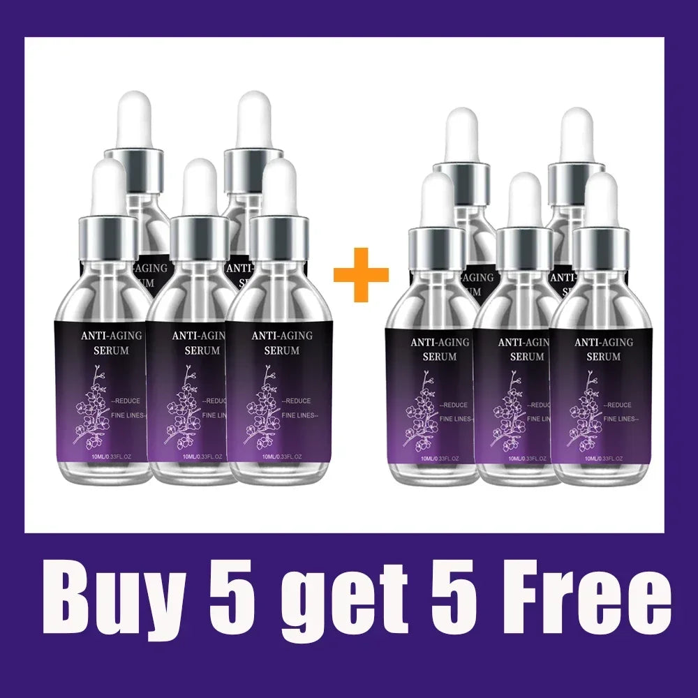 Premium Anti-Wrinkle Hyaluronic Acid Serum - Reduces Fine Lines Deep Hydration Firms Skin Fast Absorption Non-Greasy HALALZEN