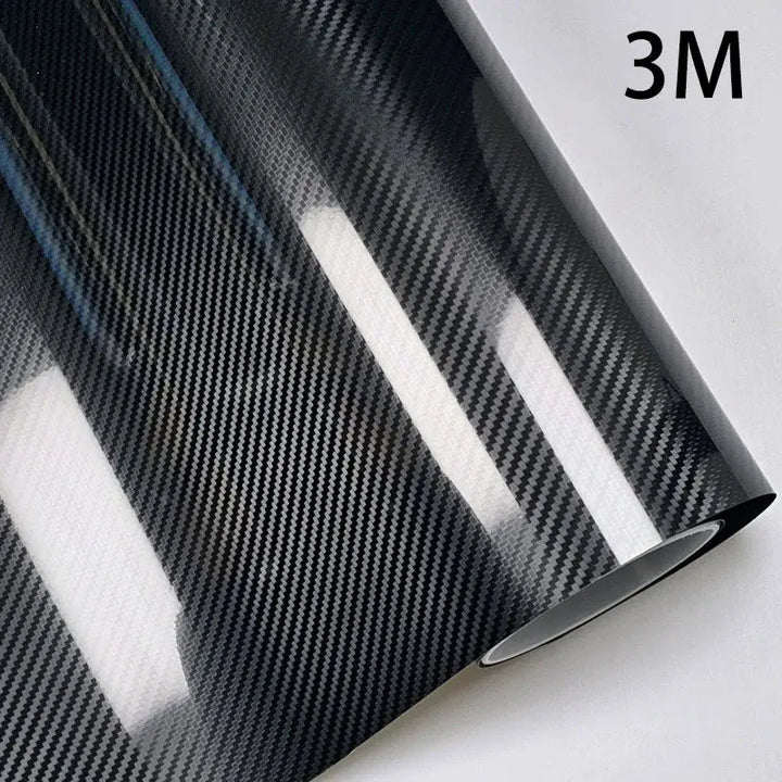 Carbon Fiber Vinyl Car Body Wrap Matte Accessories Glossy Black Sticker 3D 4D 5D 6D Auto Foil Cover Motorcycle Decoration Film Halalzen UK