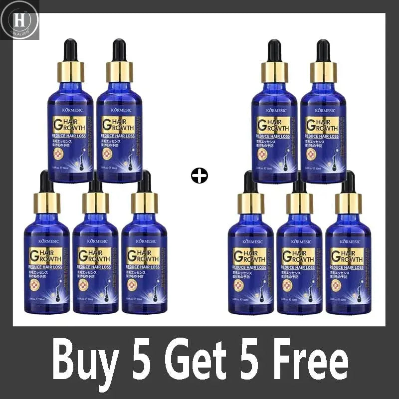 Hair Growth Serum Anti Loss Regrowth Hair Growth Oil Prevent Baldness Repair Damage Scalp Massage Moisturizing Nourish Hair Care HALALZEN