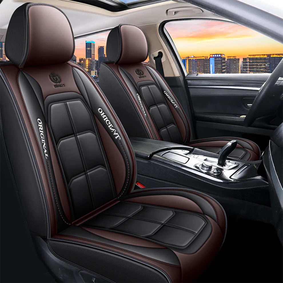 Universal Pu Leather Car Seat Cover for Most Car Models Auto Accessories Interior Details