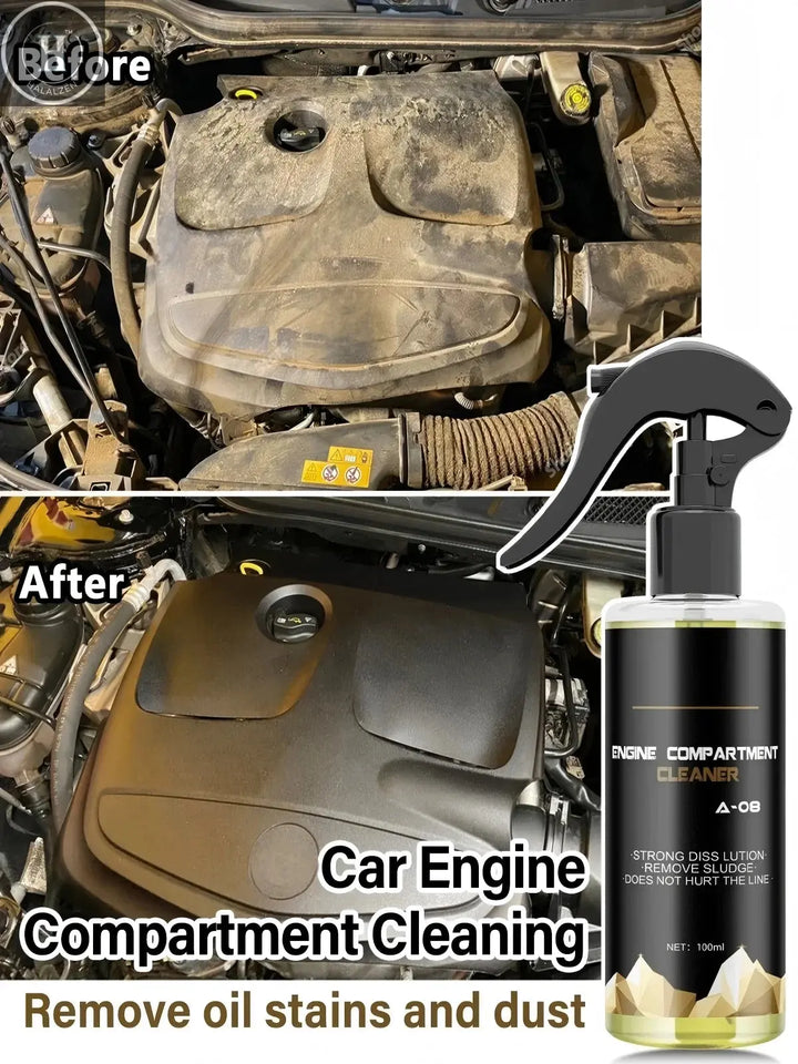 Car Engine Compartment Cleaner Remove Engine Dust Stains Automotive Machine Cleaning Car Interior Machinery Refurbishment HALALZEN