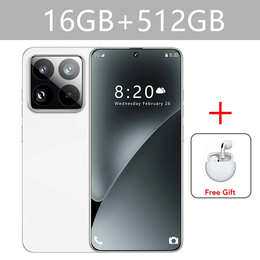 Case For 14T Pro Cheap Cellphones Original 7.0HD Global Version Mobile Cell Phones 4G 5G Dual SIM 5000mAh Android 13 Smartphone