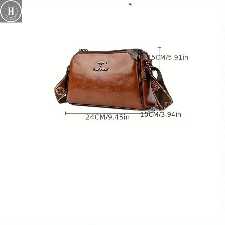 Elegant Water-Resistant Handbags Crossbody Bag Solid Color with Adjustable Strap & Secure Zipper Closure Handbag Purses Bags HALALZEN