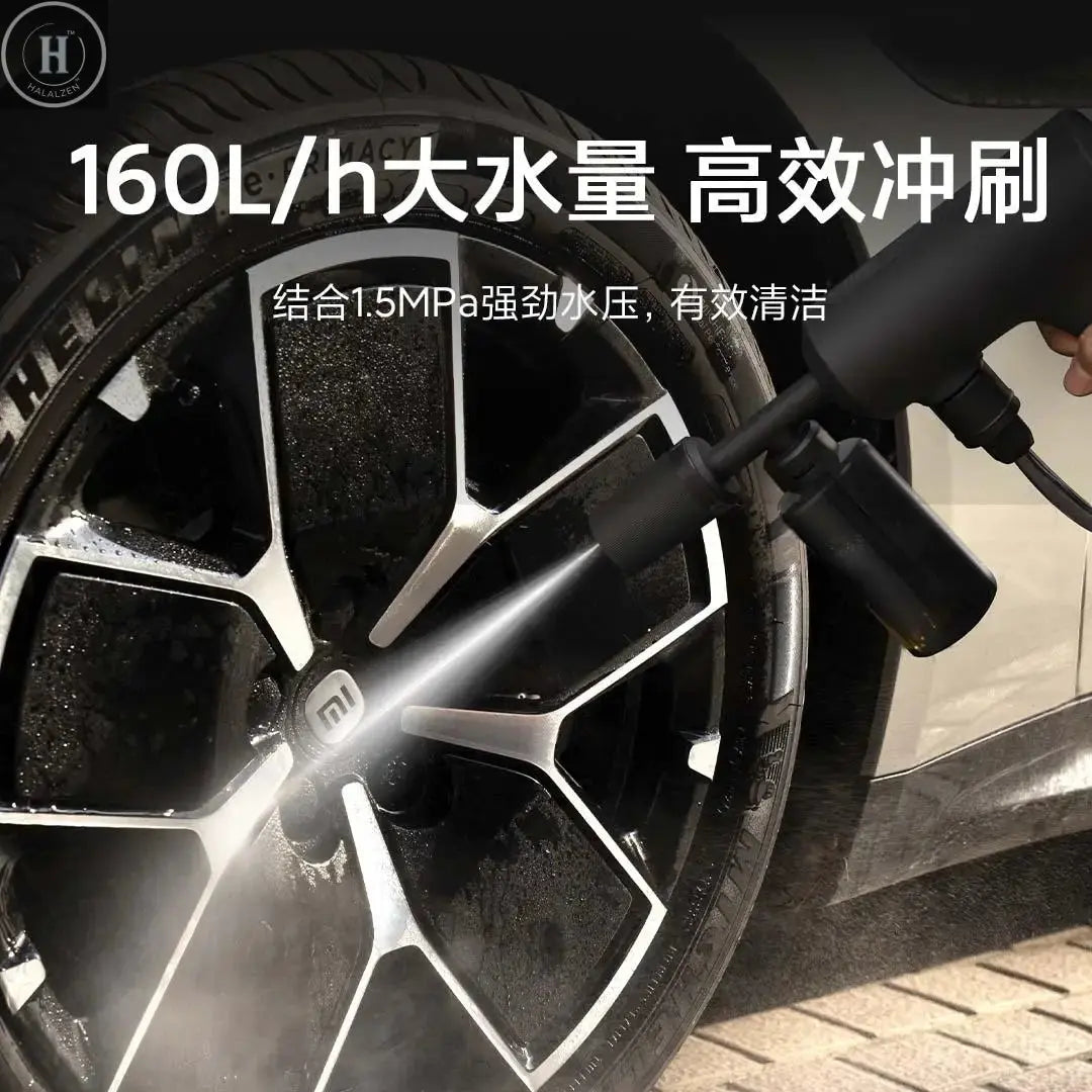 2024 Original Mijia Wireless Car Washer 2 160L/h Large Water Volum Efficient Flushing High Pressure Wireless cleaning HALALZEN