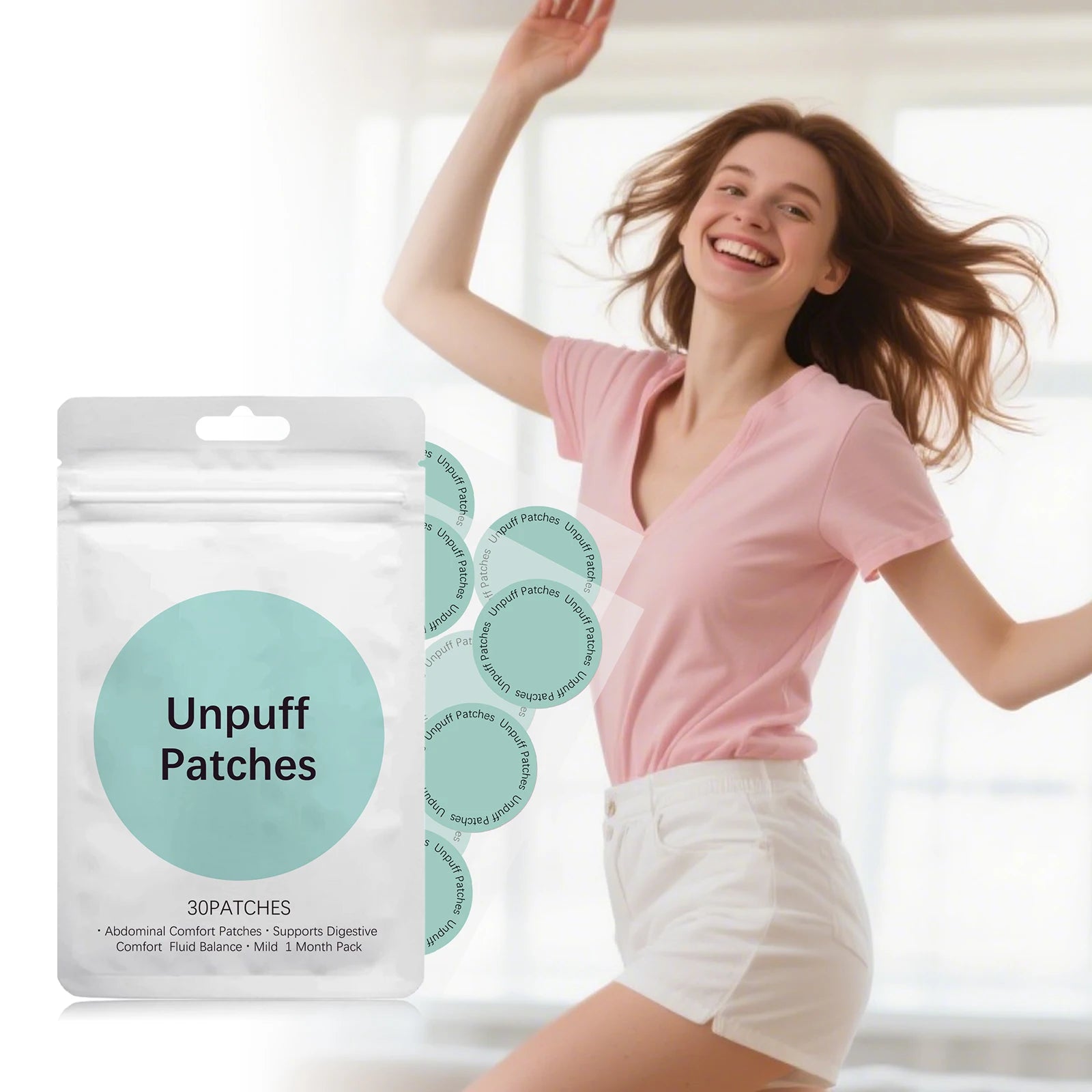 Comfort-Enhancing Body Care Patch - Gentle Nourishing, Softly Adheres to Skin, Daily Easy-to-Use for All-Day Comfort