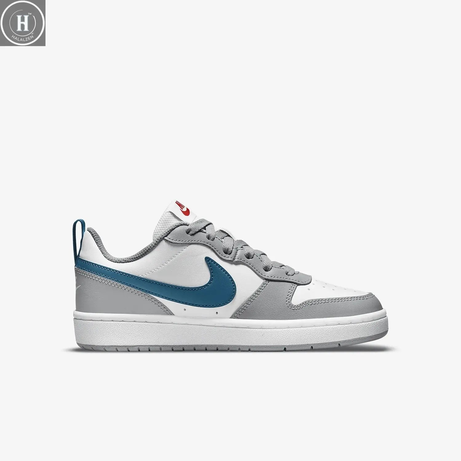 Nike official authentic Court Borough GS women's big and children's low top board shoes BQ5448-117 HALALZEN