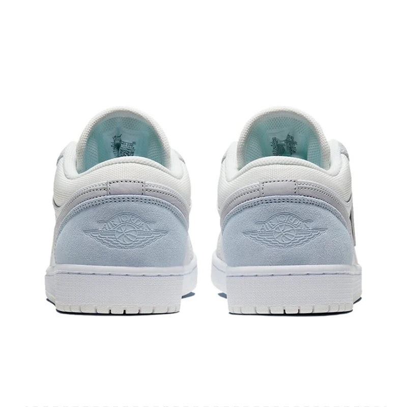 Original Air Jordan 1 Low "Wolf Grey" For Women's and Men's Unisex Trend Retro Low-Top Retro Classic Basketball Shoes