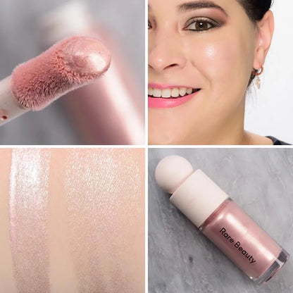 Rare Beauty Liquid Blush Highlighter Contour High Glossy Finish Luminizer Makeup Gel Face Body Brighten Glitter Natural Contour