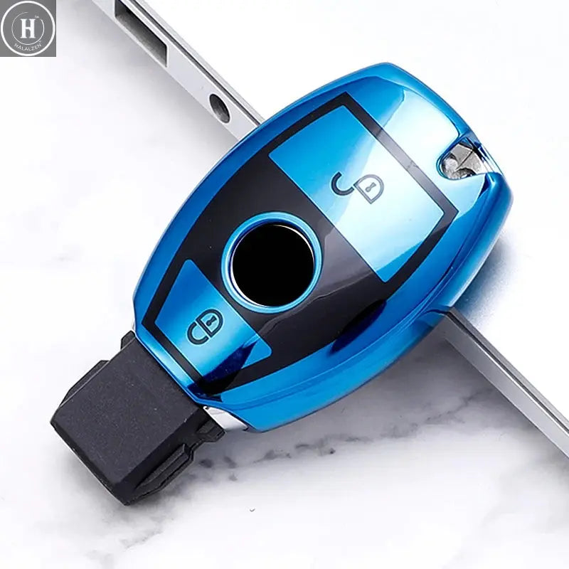 2/3 Buttons For Mercedes Benz A B G R Class GLA GLK W176 W204 W251 W463 Soft TPU Car Remote Key Case Cover Fob Accessories HALALZEN
