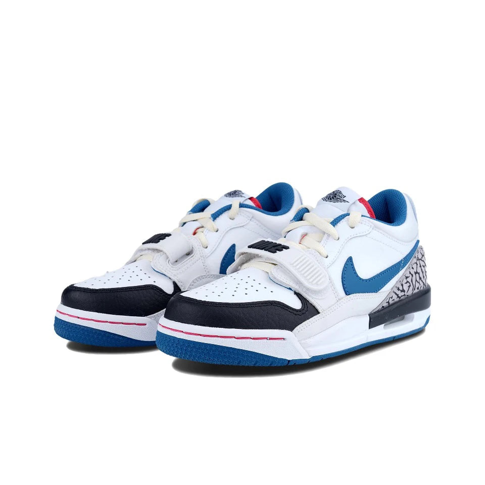 Original Air Jordan Legacy 312 Low 'White Cement' GS Size For Women Retro Classic Casual Street Basketball Shoes