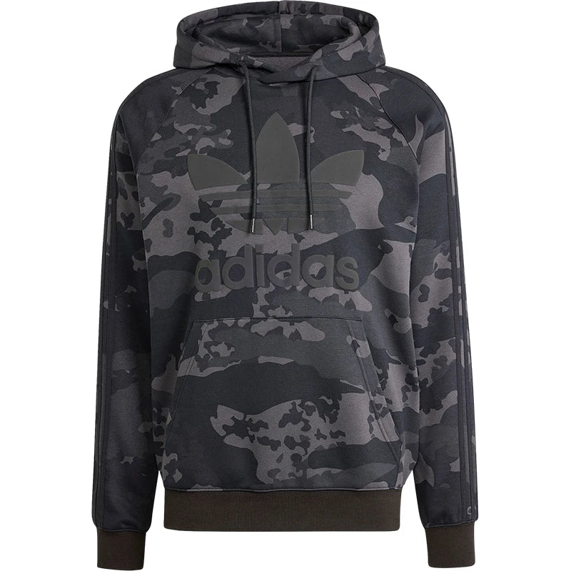 Adidas Official Authentic Three Stripes Men's Camouflage Casual Sport Hoodie IS2898