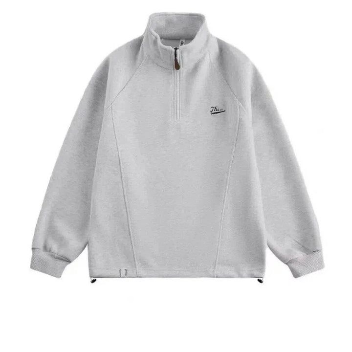 Simplicity Zipper Patchwork High Street Hoodies Sweatshirts Spring Autumn Long Sleeve Loose Trend Tops Casual Korean Men Clothes