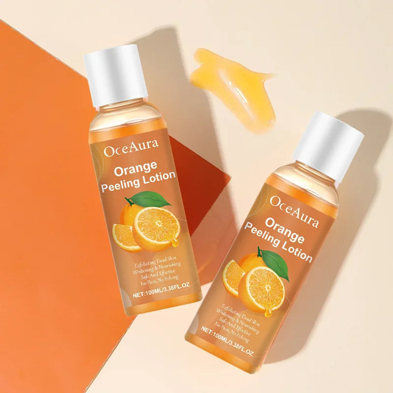 Orange Peeling Body Lotion Gentle Exfoliation Gel Lotion Peeling Oil Tearable Ramen Wax Orange Peeling Lotion Wholesale HALALZEN