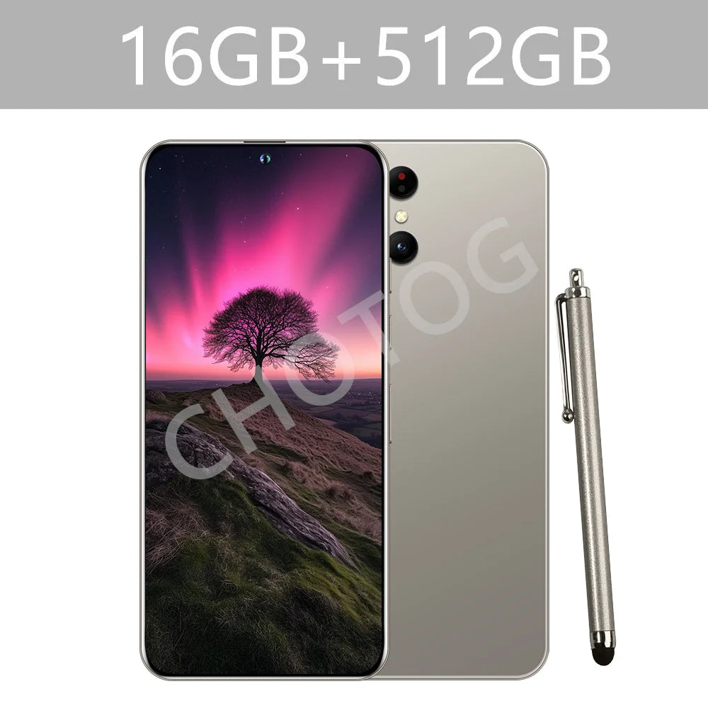 Cellphones Case For SMS 25 Ultra Mobile Phones 5G Dual Sim Android 14 Cell Phone Cases For Smartphone 22GB+2TB  7800mAh Cover