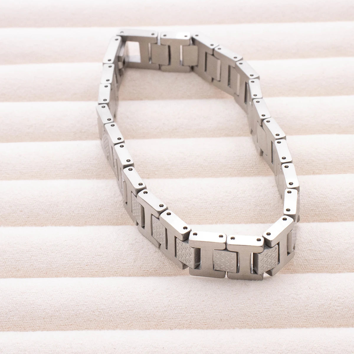 12MM Width Watch Strap Stainless Steel Bracelet Women/Men Fashion Minimalist Punk Style Bangle Party Holiday Jewelry Gifts