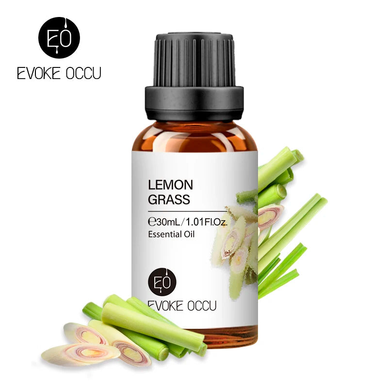 30ML Pure Jasmine Rose Mint Lavender Vanilla Essential Oil for Diffuser, Humidifier, Massage, Skin Hair Care, Soap Candle Making HALALZEN