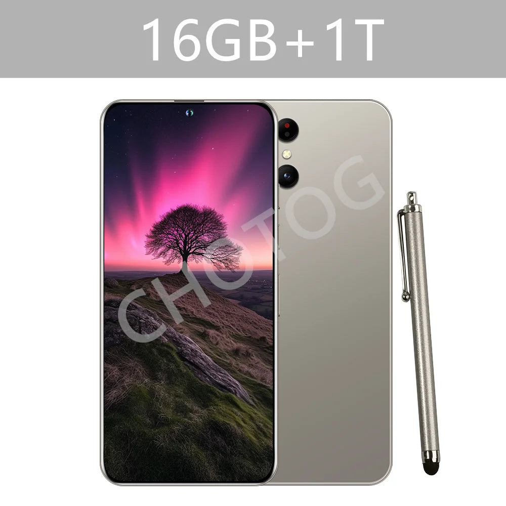 Cellphones Case For SMS 25 Ultra Mobile Phones 5G Dual Sim Android 14 Cell Phone Cases For Smartphone 22GB+2TB  7800mAh Cover