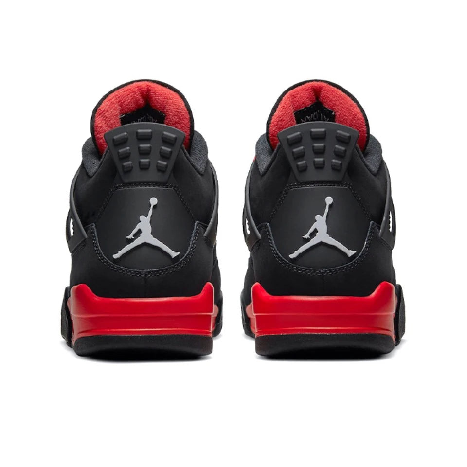 Original Air Jordan 4 Retro Bred Bull Anti-Slip Wear-resistant Retro Basketball Shoes