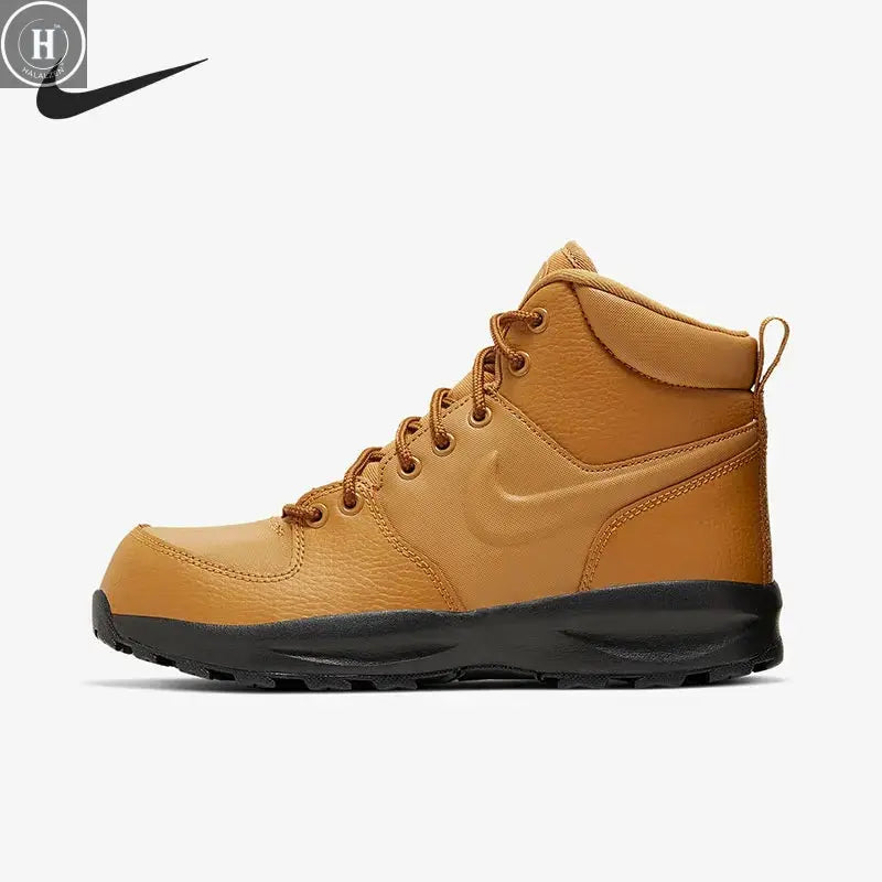 Nike genuine Manoa LTR (GS) Women's Big Kids' High-top Casual Shoes BQ5372-700 HALALZEN