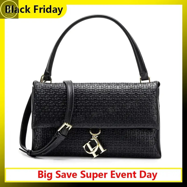 CH Women's Shoulder Bag Detachable Chain Light Luxury Underarm Bag Fashion Simple Large Capacity Solid Color Shoulder Strap HALALZEN