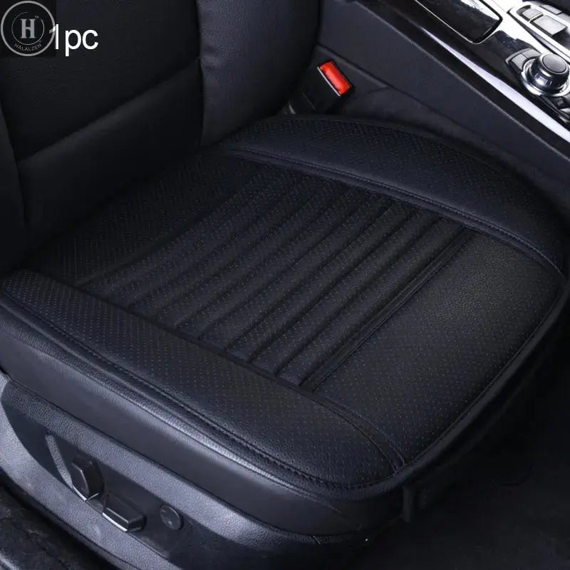SEAMETAL Four Season Car Seat Cover PU Leather Seat Cushion Universal Breathable Seats Cover Protector Pad Interior Accessories HALALZEN