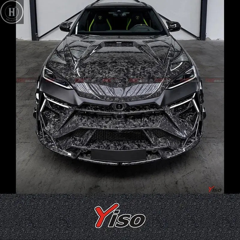 Suitable for urus modified MANSOR 3rd generation dry carbon fiber body kit front and rear bumpers side skirt hood HALALZEN