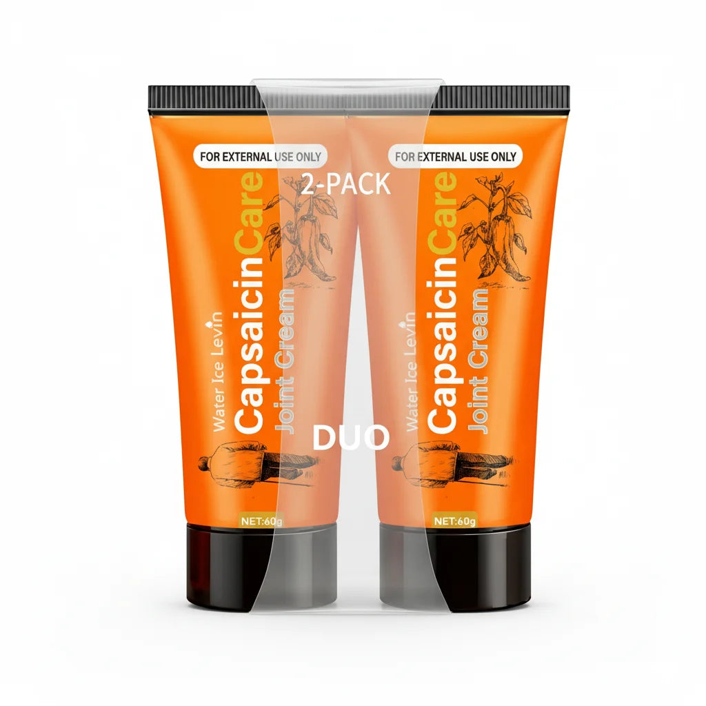 Capsaicin Care Joint Cream with Glucosamine & Vitamin C - Soothes & Moisturizes, Targeted Relief for Fall & Winter Joint Support