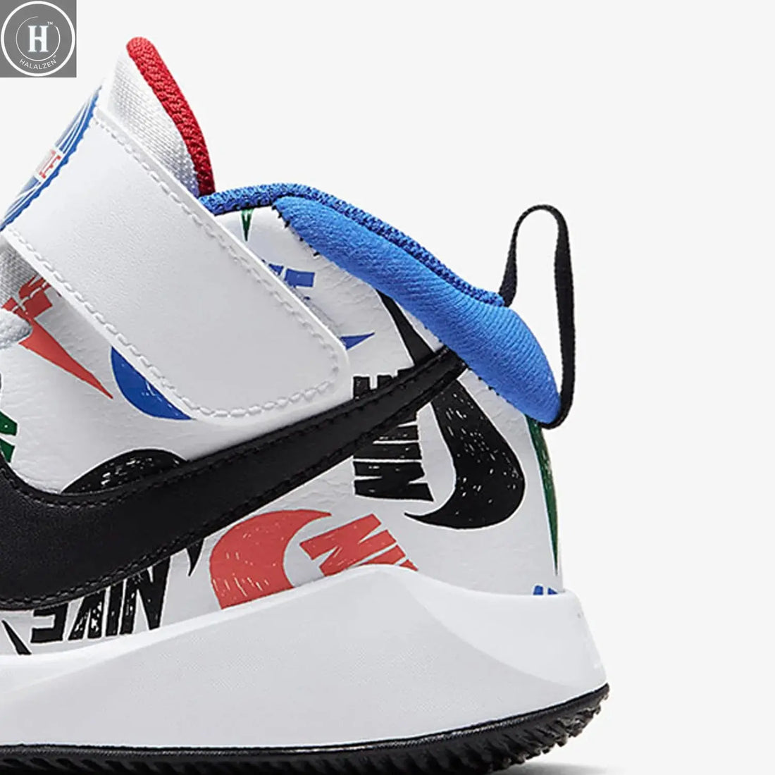 Nike genuine Team Hustle D 9 children's sports basketball shoes CW5816-100 HALALZEN