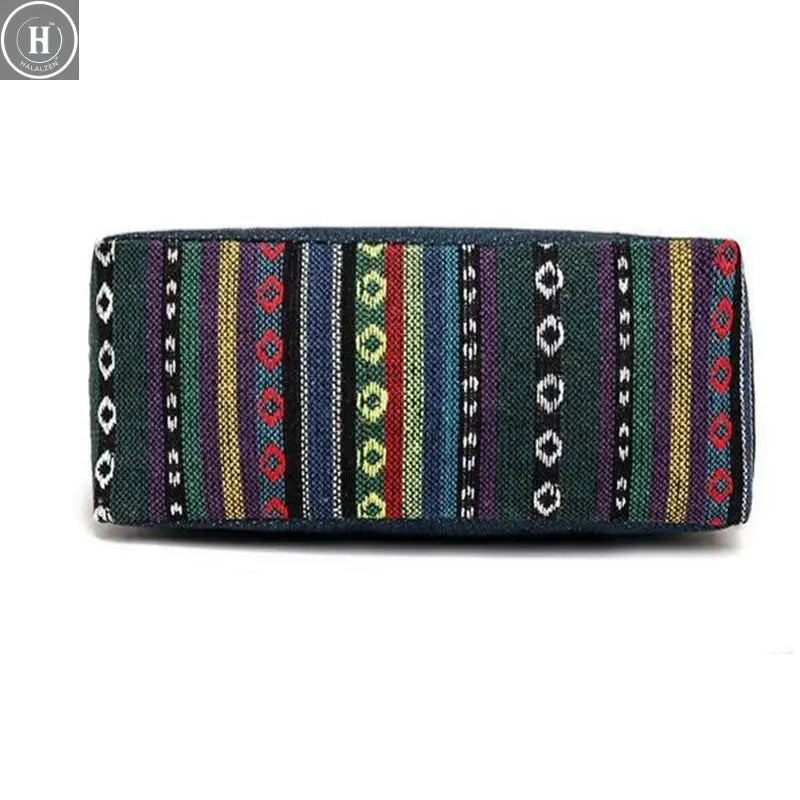 National Style Canvas Shopping Bags Thailand Bangkok Elephant Fashion Printing Tote Shoulder Bag Beautifully Sandy Handbags HALALZEN