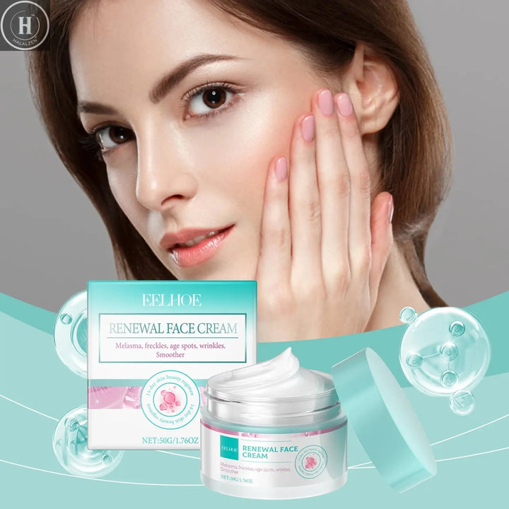 Collagen Firming Facial Cream Rejuvenation Vitamin E for Skin Renewal Deep Nourish Smooth Skin Firming Tightening Cream HALALZEN