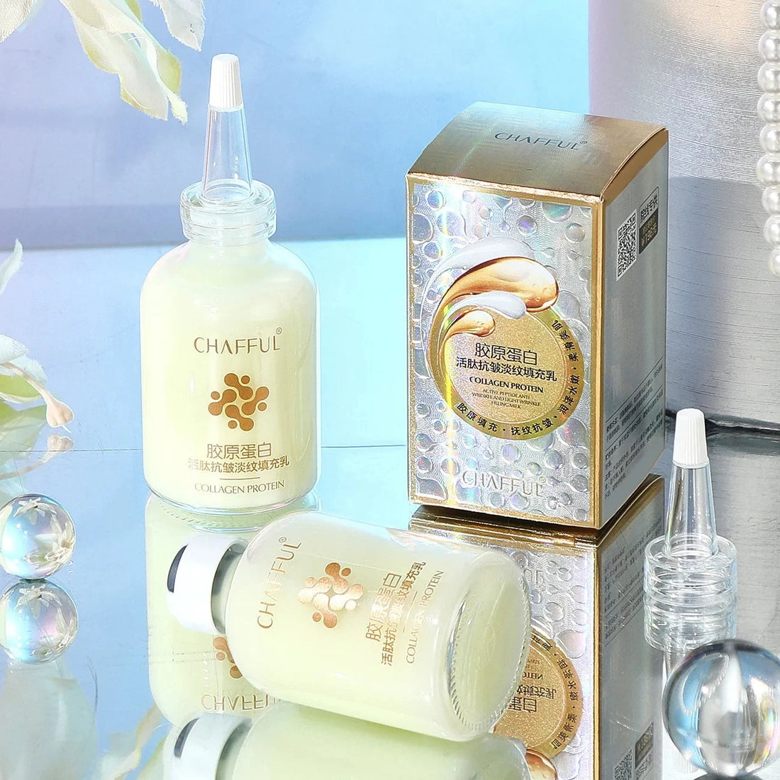 Collagen Face Serum skincare Facial Essence Liquid Firming Moisturizing Nourishing Facial Serum Skin Care HALALZEN