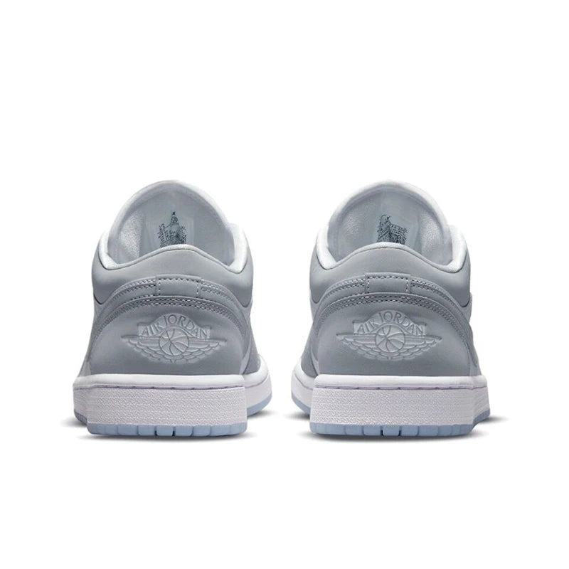 Original Air Jordan 1 Low "Wolf Grey" For Women's and Men's Unisex Trend Retro Low-Top Retro Classic Basketball Shoes