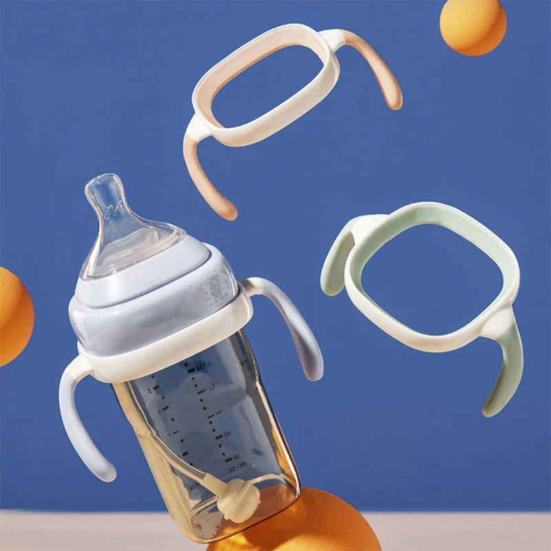 Square Shape Handle Feeding Bottle Lightweight for Hegen Handle Easy Grasp for Baby 6M+  Bottle Cover Replacement