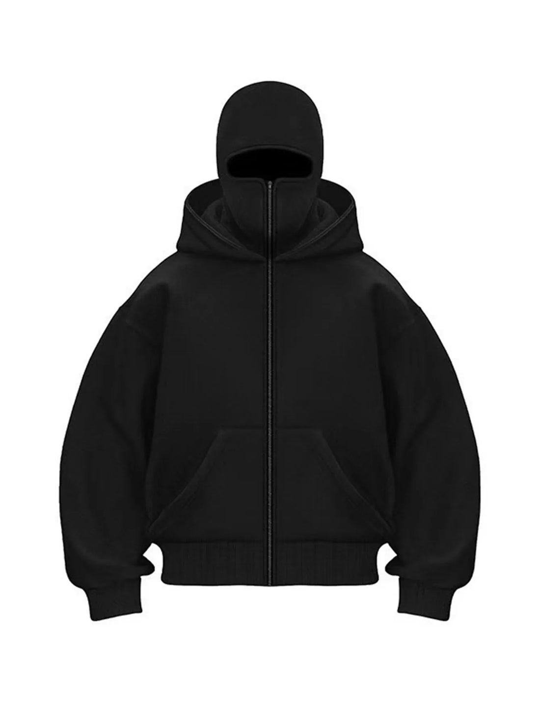 Ins Trendy Brand Double Hat Hooded Hoodie Jacket Men's and Women's Same Style Loose Zipper Couple