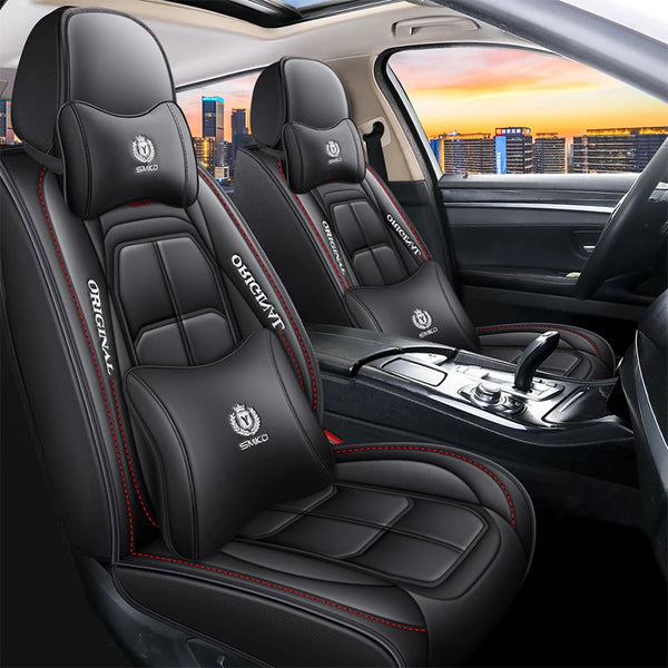 Universal Pu Leather Car Seat Cover for Most Car Models Auto Accessories Interior Details