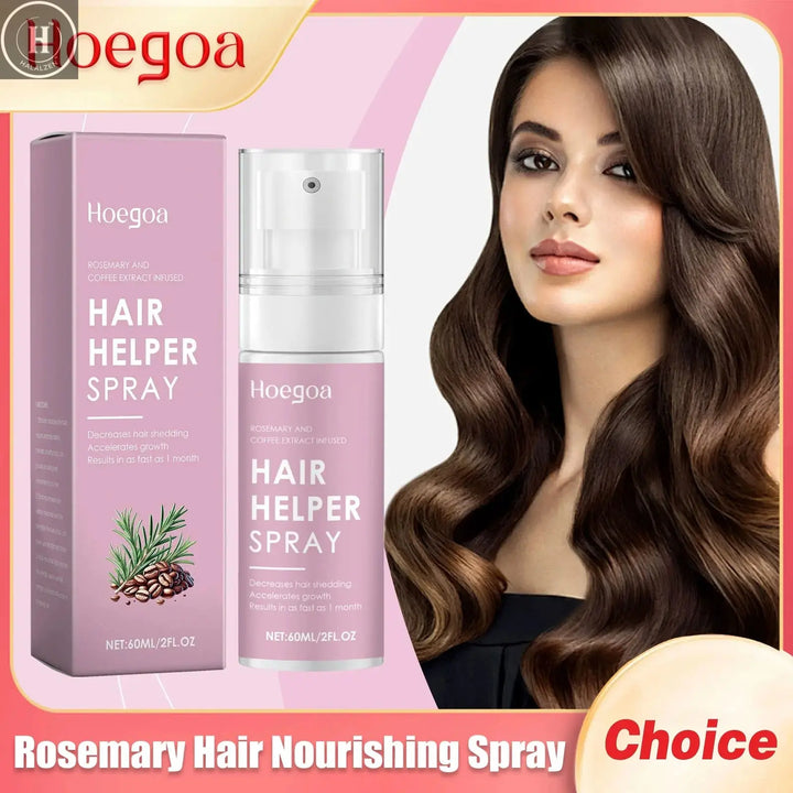 Rosemary Hair Nourishing Spray Strengthen Growth Repair Scalp Damage Keep Shiny Restore Soft For Curly Hair Care Essential Oils HALALZEN