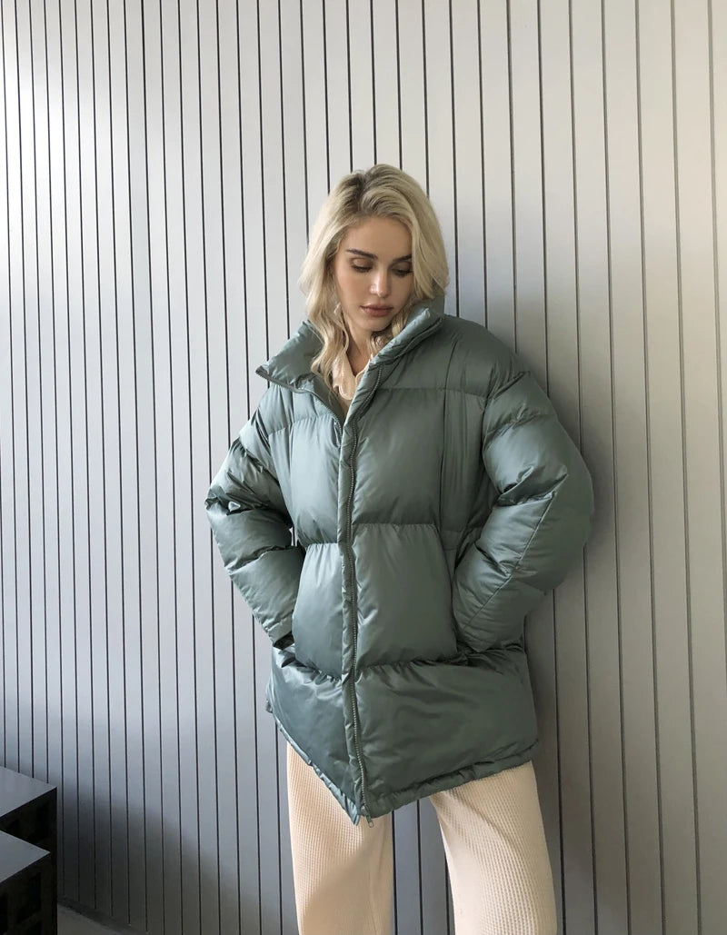 Thick Warm Fluff Parka For Women, Female Winter Jacket, Stylish Coat, Waterproof Outerware, New, Hot, 2024