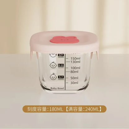 Mini Glass Bowl with Silicone Lid