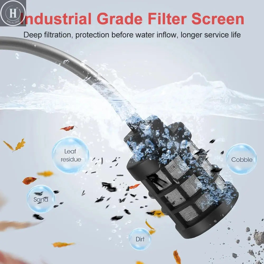 EAFC 60Bar Cordless High-Pressure Washer Water Gun Build In 12000mAh Lithium Battery Self Priming Sustain Machine for Auto Home HALALZEN