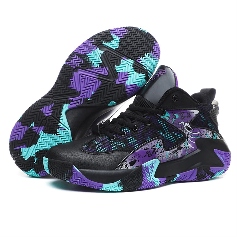 Men Basketball Shoes Breathable Sports Shoes Training Athletic Women Basketball Sneakers