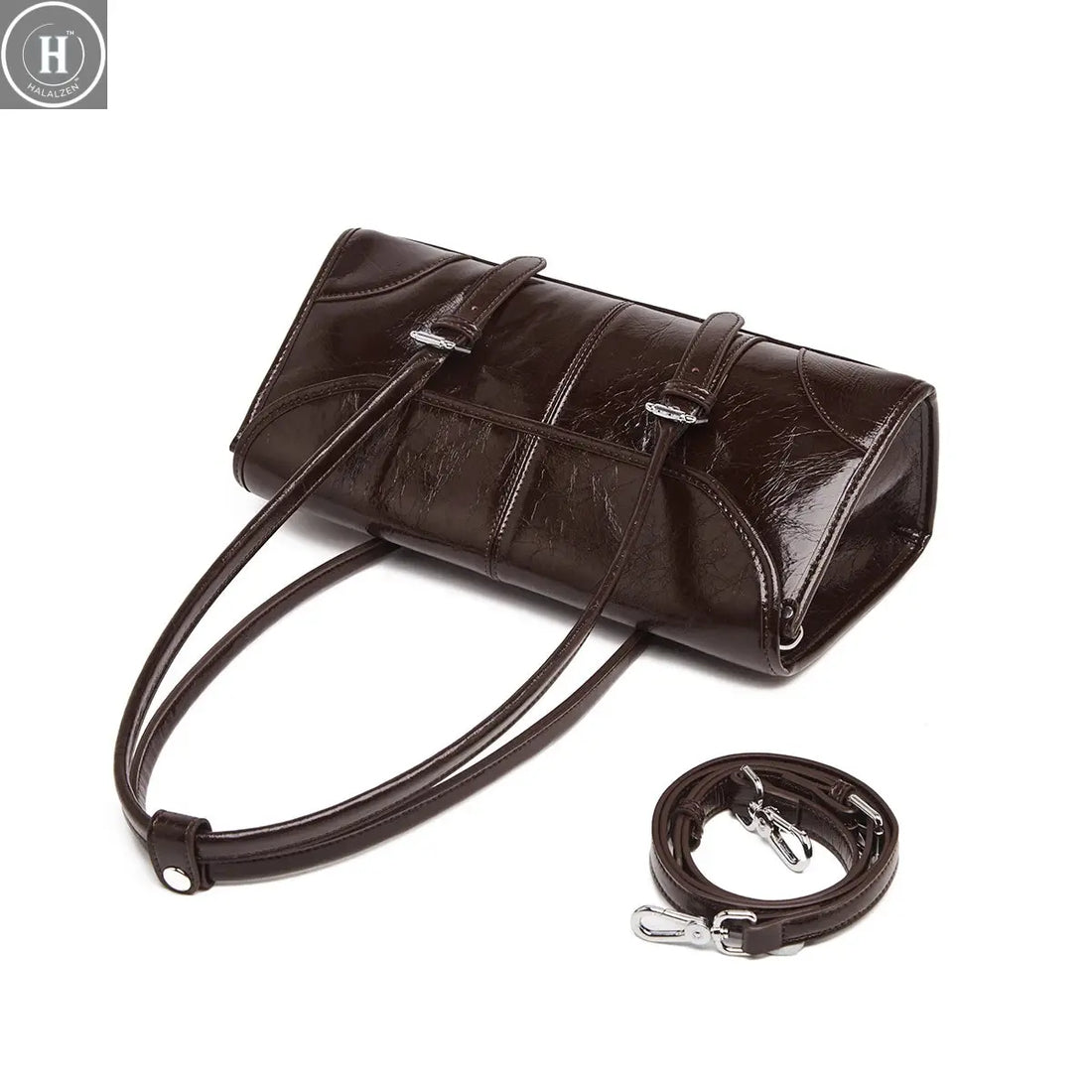 FOXER 2026 New Women's Shoulder Bag Genuine Leather Female Oversized Underarm Bag Versatile Commuting  Large Capacity Handbag HALALZEN